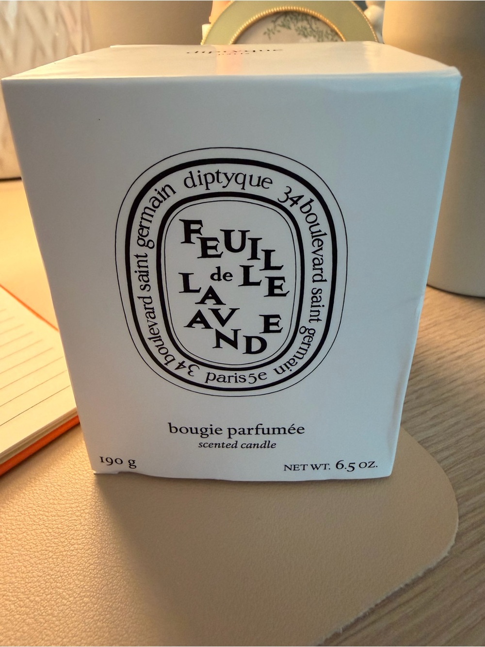 diptyque Feuille de Lavande Scented Candle